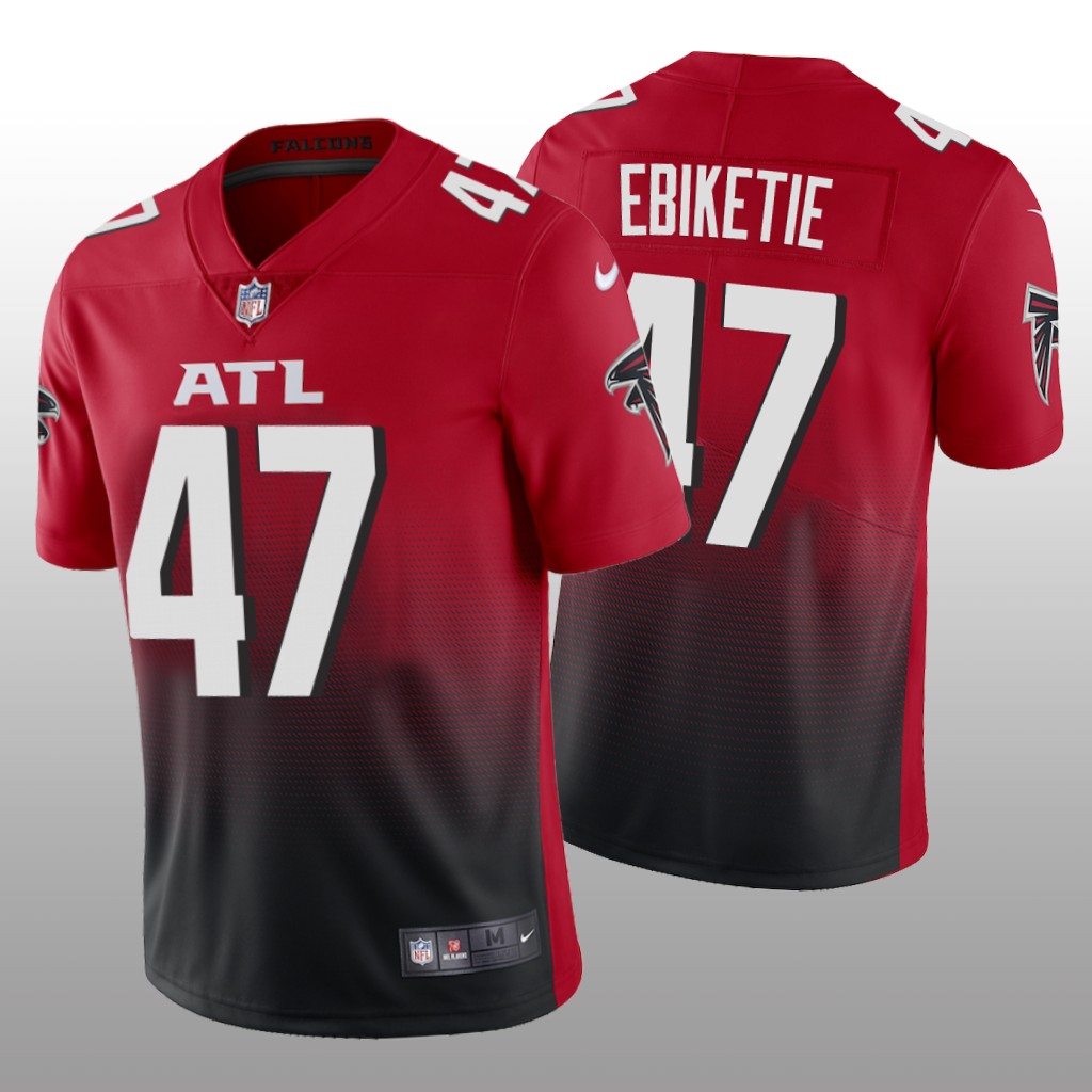 Atlanta Falcons Arnold Ebiketie Red Jersey Vapor Limited - Men's