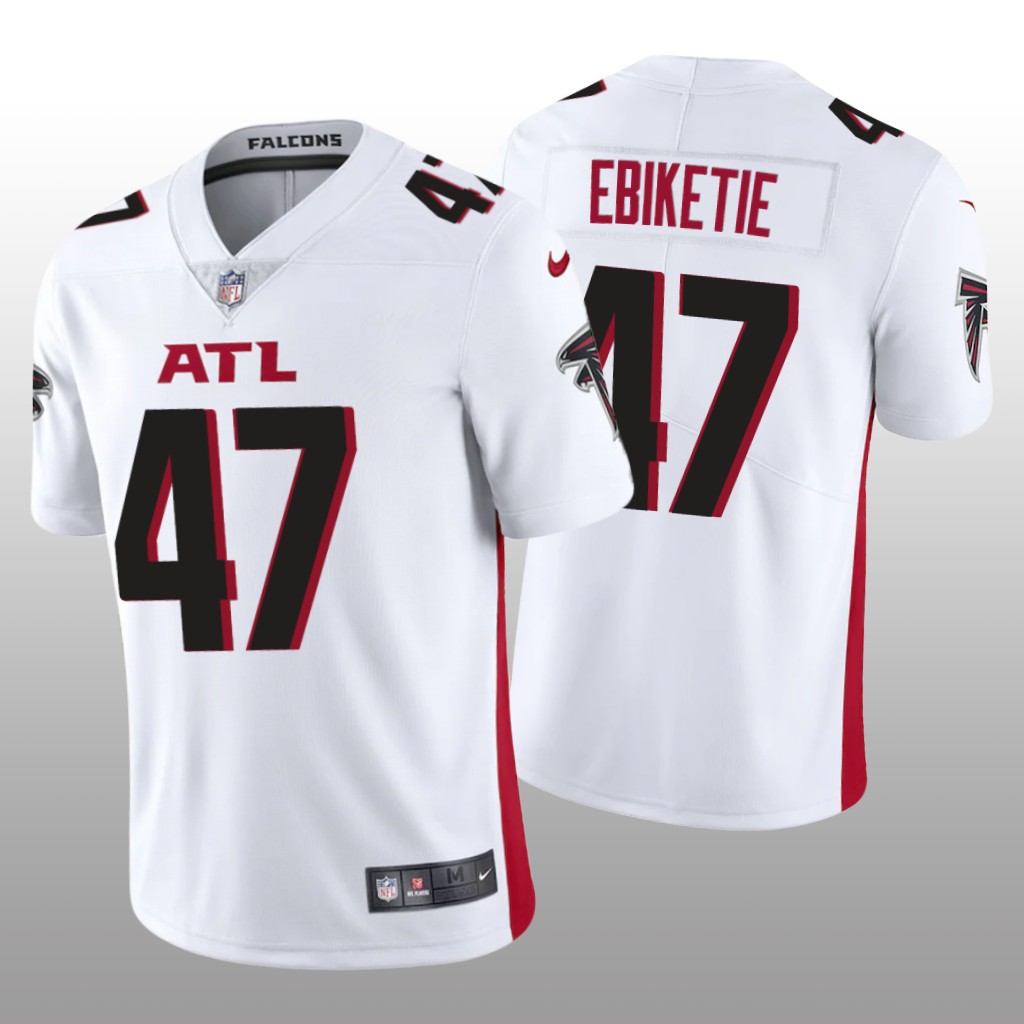 Atlanta Falcons Arnold Ebiketie White Jersey Vapor Limited - Men's