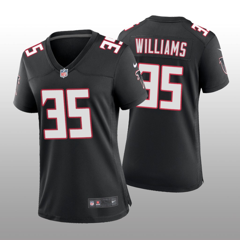Atlanta Falcons Avery Williams Black Jersey Throwback Game - Women's
