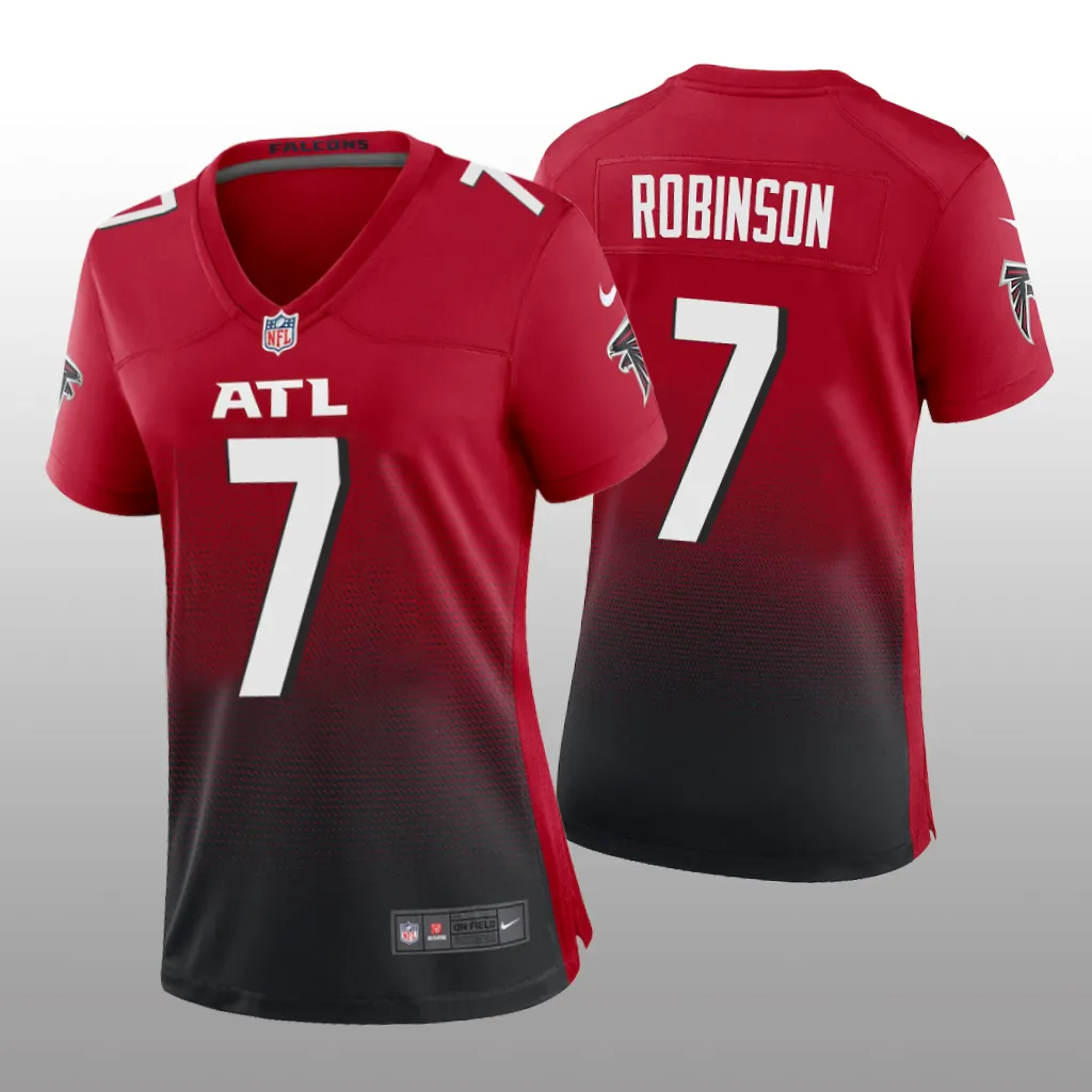 Atlanta Falcons Bijan Robinson Red Jersey Alternate Game - Women's