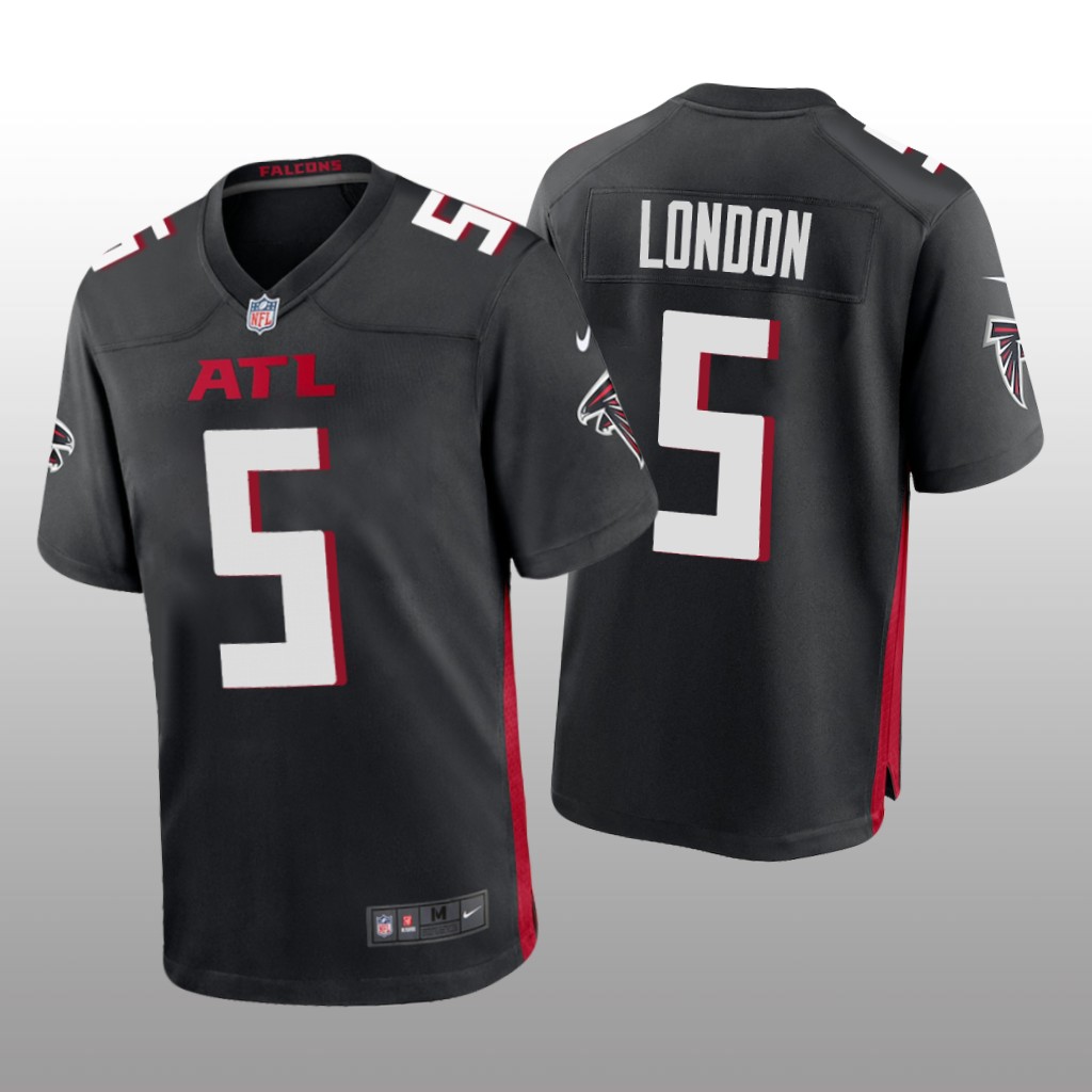 Atlanta Falcons Black 2022 NFL Draft Drake London Game Jersey