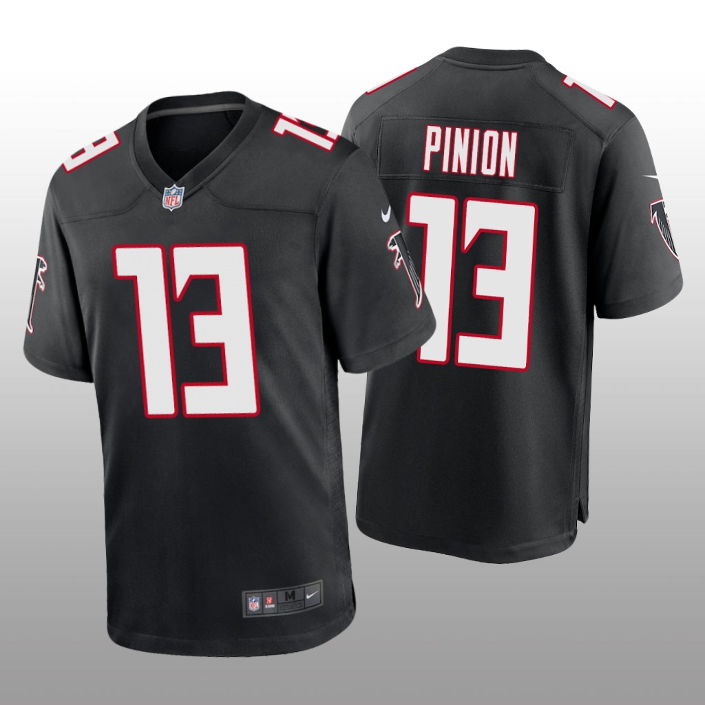 Atlanta Falcons Bradley Pinion Black Jersey Throwback Game - Men's
