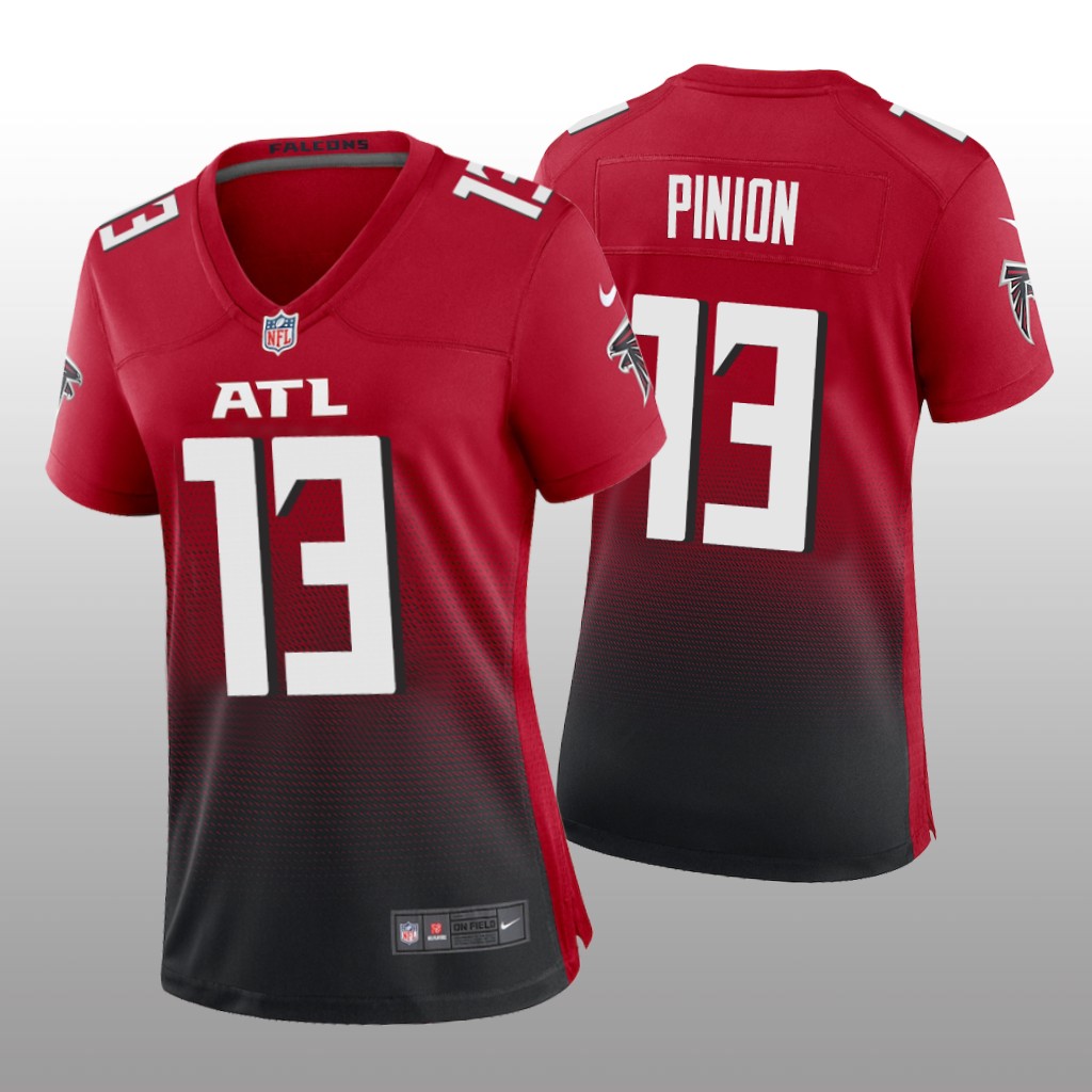 Atlanta Falcons Bradley Pinion Red Jersey Alternate Game - Women's
