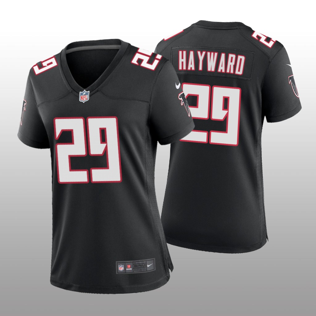 Atlanta Falcons Casey Hayward Black Jersey Throwback Game - Women's
