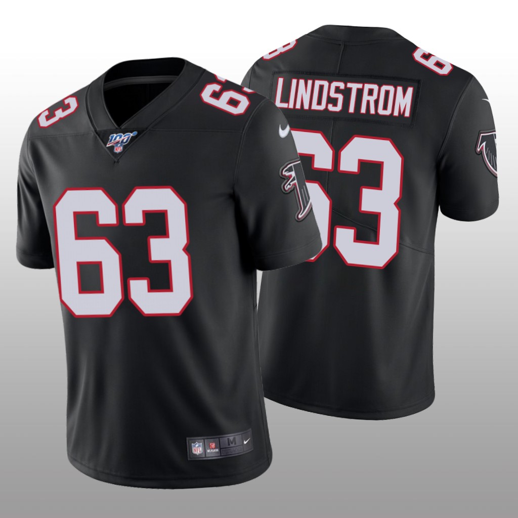 Atlanta Falcons Chris Lindstrom Black Classic Limited Jersey 100th Season - Men's