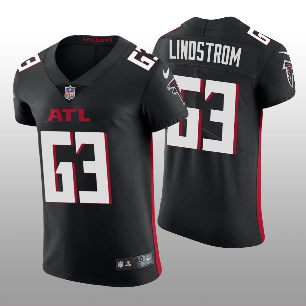 Atlanta Falcons Chris Lindstrom Black Jersey Vapor Elite Men's