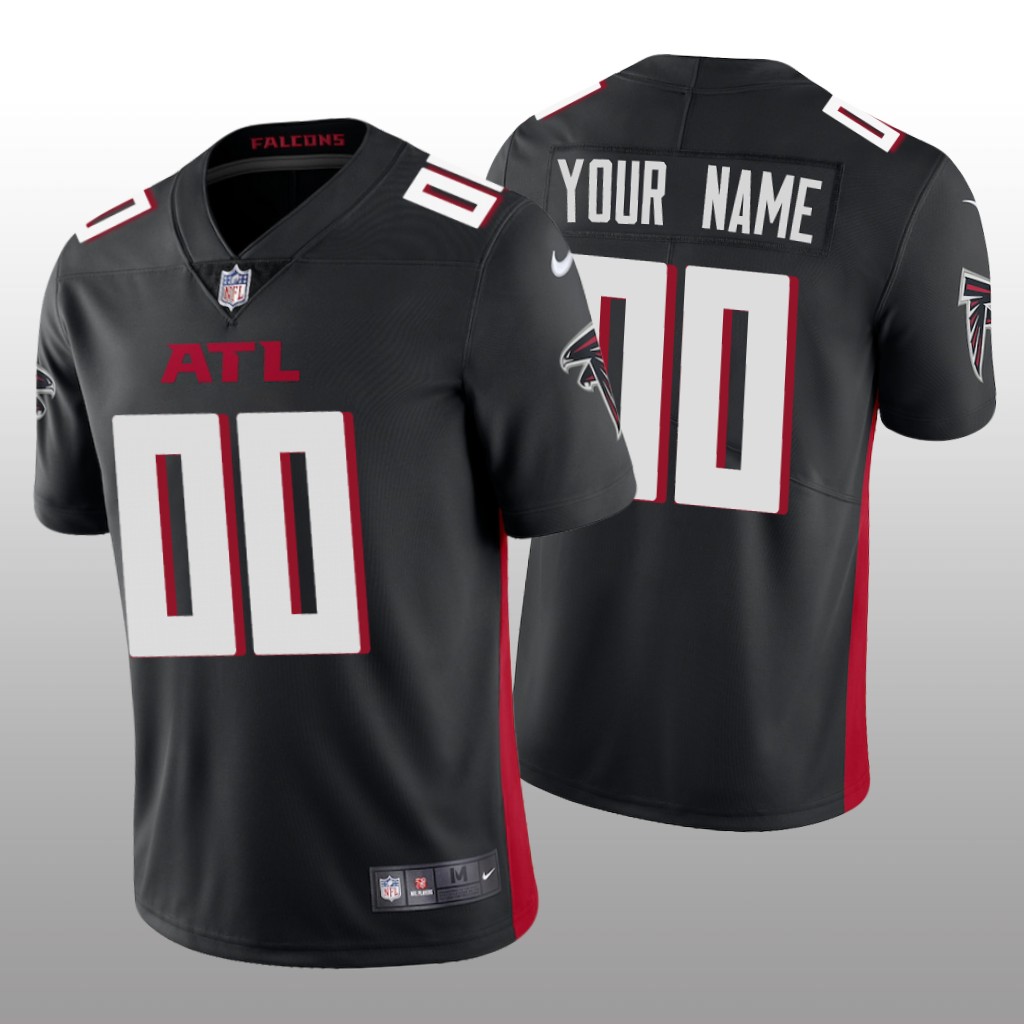 Atlanta Falcons Custom Black Jersey 2020 Vapor Limited - Men's