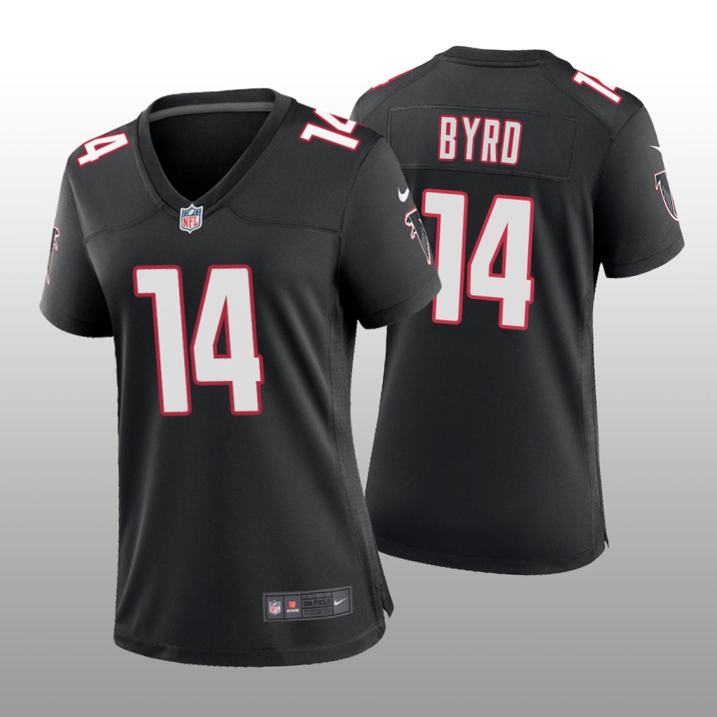 Atlanta Falcons Damiere Byrd Black Jersey Throwback Game - Women's
