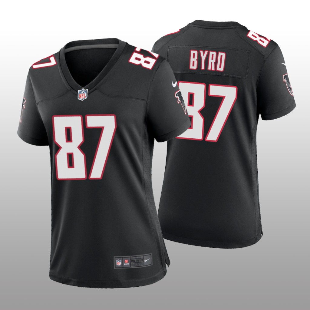 Atlanta Falcons Damiere Byrd Black Jersey Throwback Game - Women's