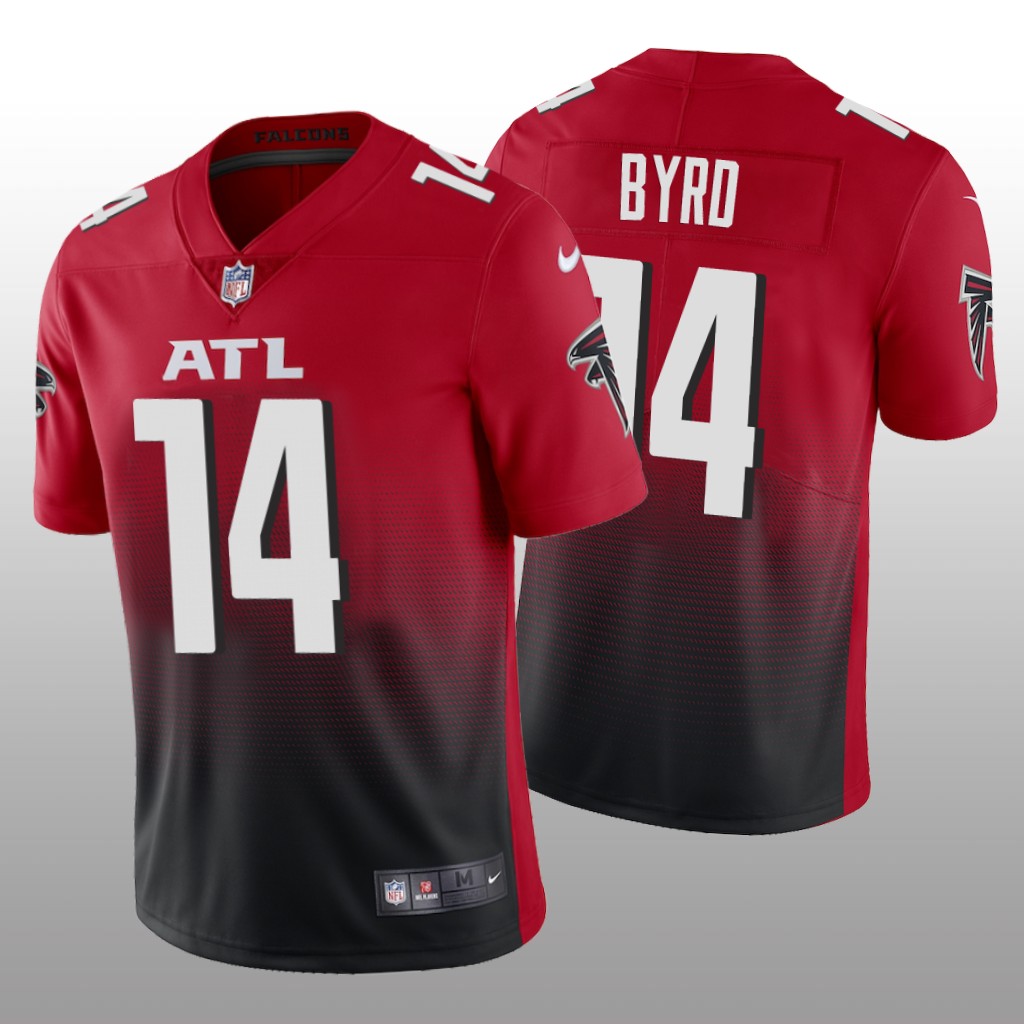 Atlanta Falcons Damiere Byrd Red Jersey Alternate Vapor Limited Vapor Limited - Men's