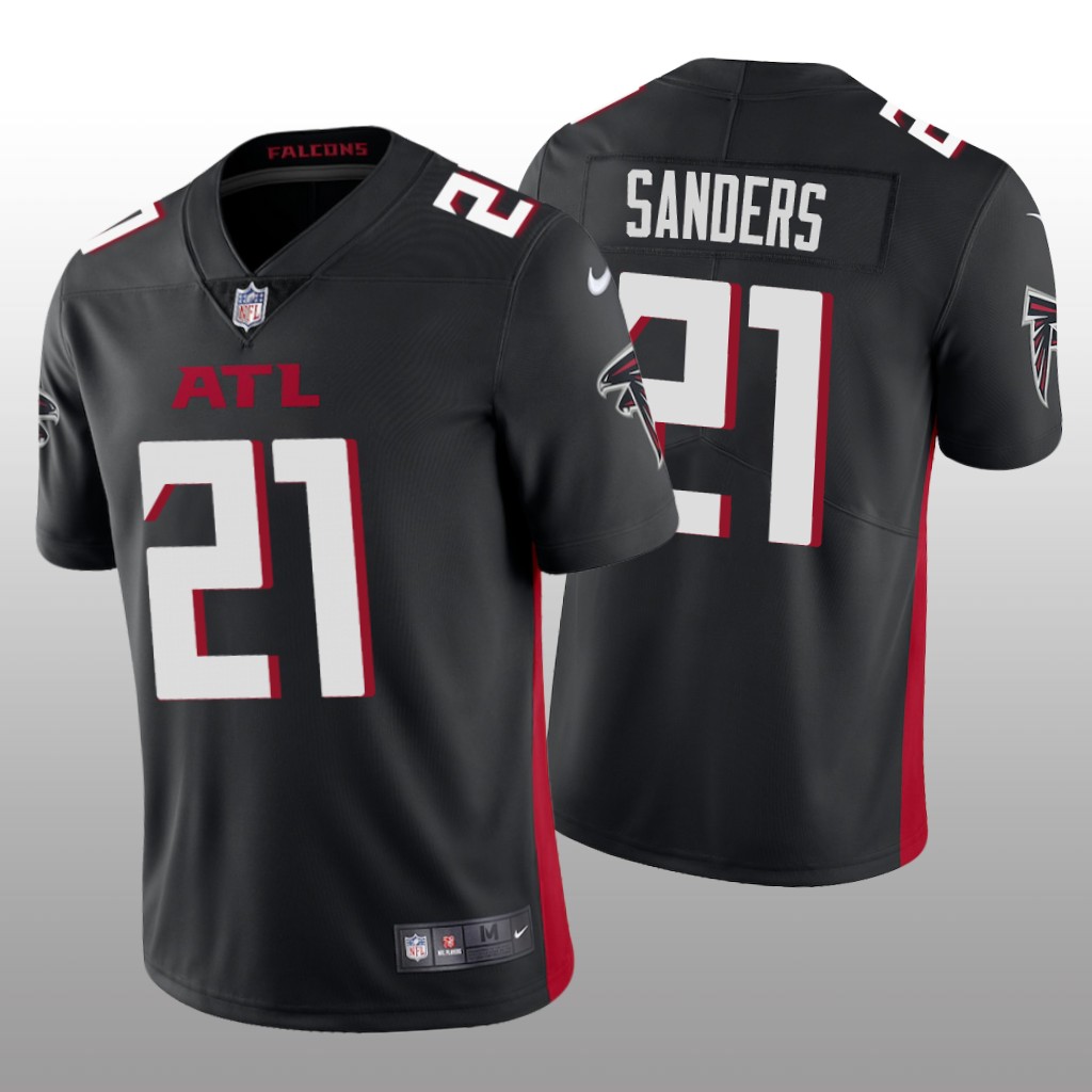 Atlanta Falcons Deion Sanders Black Jersey 2020 Vapor Limited - Men's