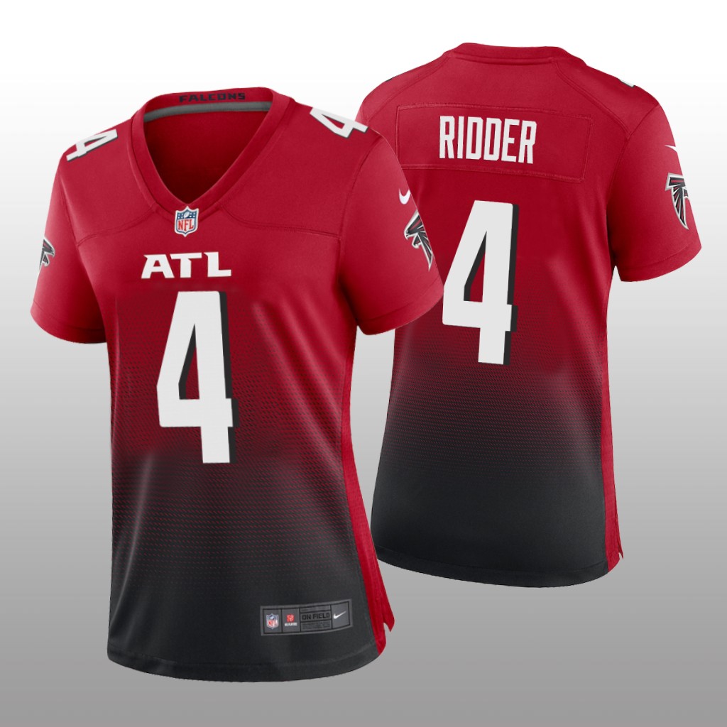 Atlanta Falcons Desmond Ridder Red Jersey Alternate Game - Women's