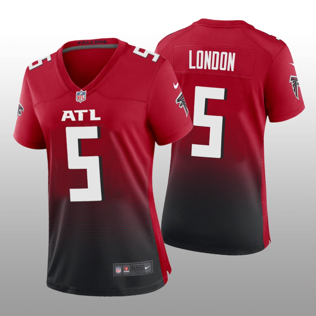 Atlanta Falcons Drake London Red Jersey Alternate Game - Women's