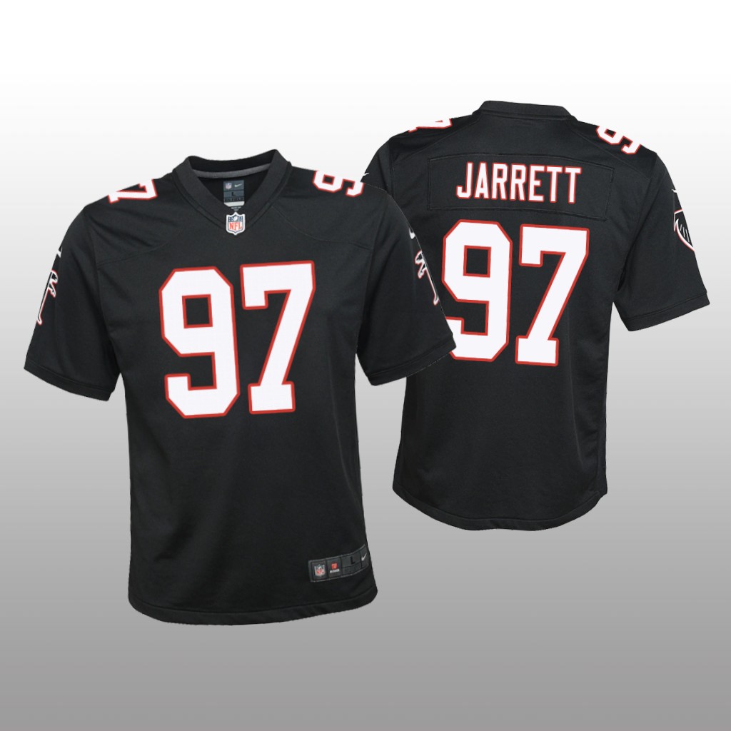 Atlanta Falcons Grady Jarrett Black Jersey Throwback Game - Youth