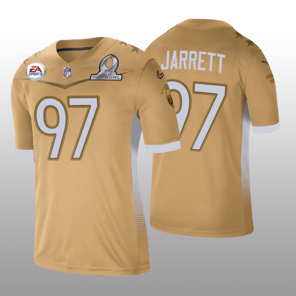 Atlanta Falcons Grady Jarrett Gold Jersey 2021 NFC Pro Bowl Game - Men's