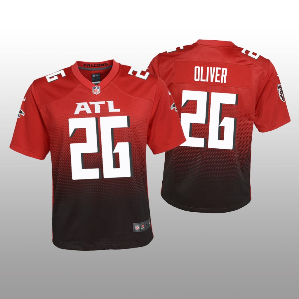 Atlanta Falcons Isaiah Oliver Red Jersey 2nd Alternate Game - Youth