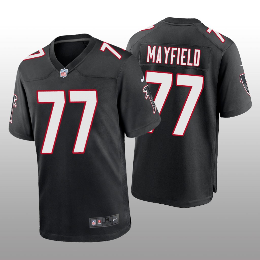 Atlanta Falcons Jalen Mayfield Black Jersey Throwback Game - Men's