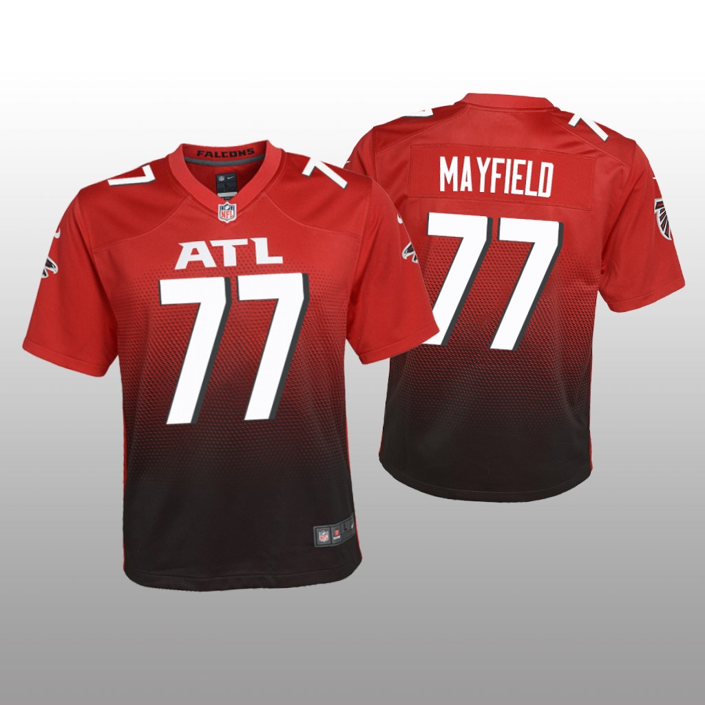 Atlanta Falcons Jalen Mayfield Red Jersey Alternate Game - Youth