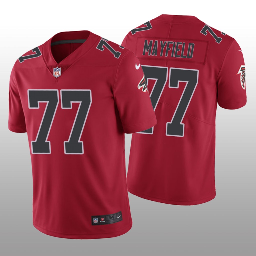 Atlanta Falcons Jalen Mayfield Red Jersey Color Rush Limited - Men's