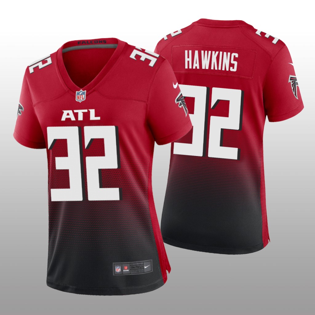 Atlanta Falcons Jaylinn Hawkins Red Jersey Alternate Game - Women's