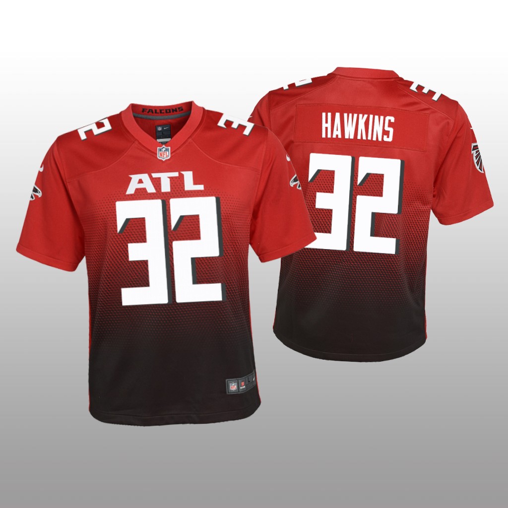 Atlanta Falcons Jaylinn Hawkins Red Jersey Alternate Game - Youth