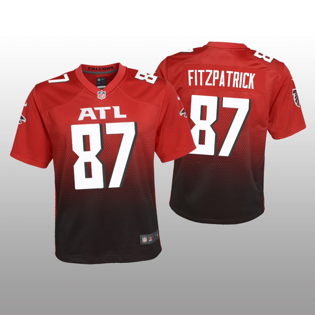 Atlanta Falcons John FitzPatrick Red Jersey Alternate Game - Youth