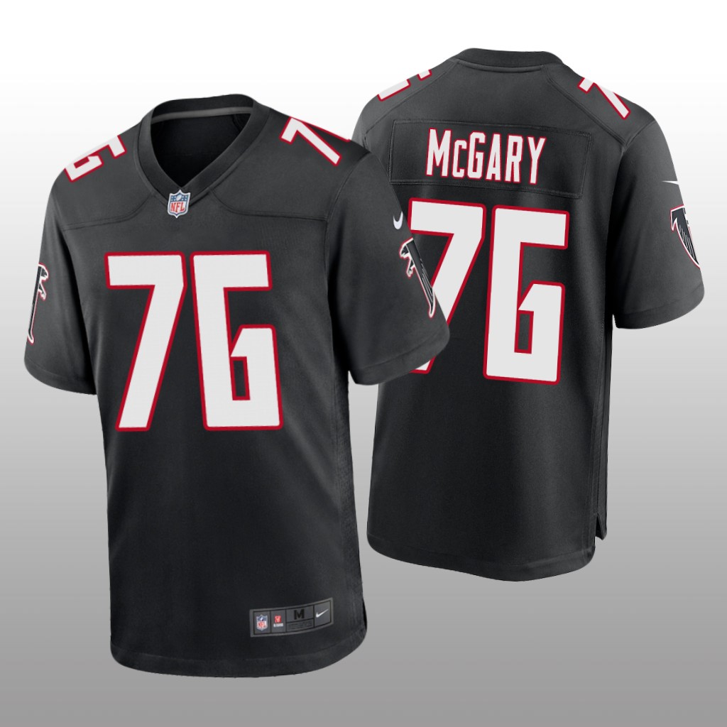 Atlanta Falcons Kaleb McGary Black Jersey Throwback Game - Men's