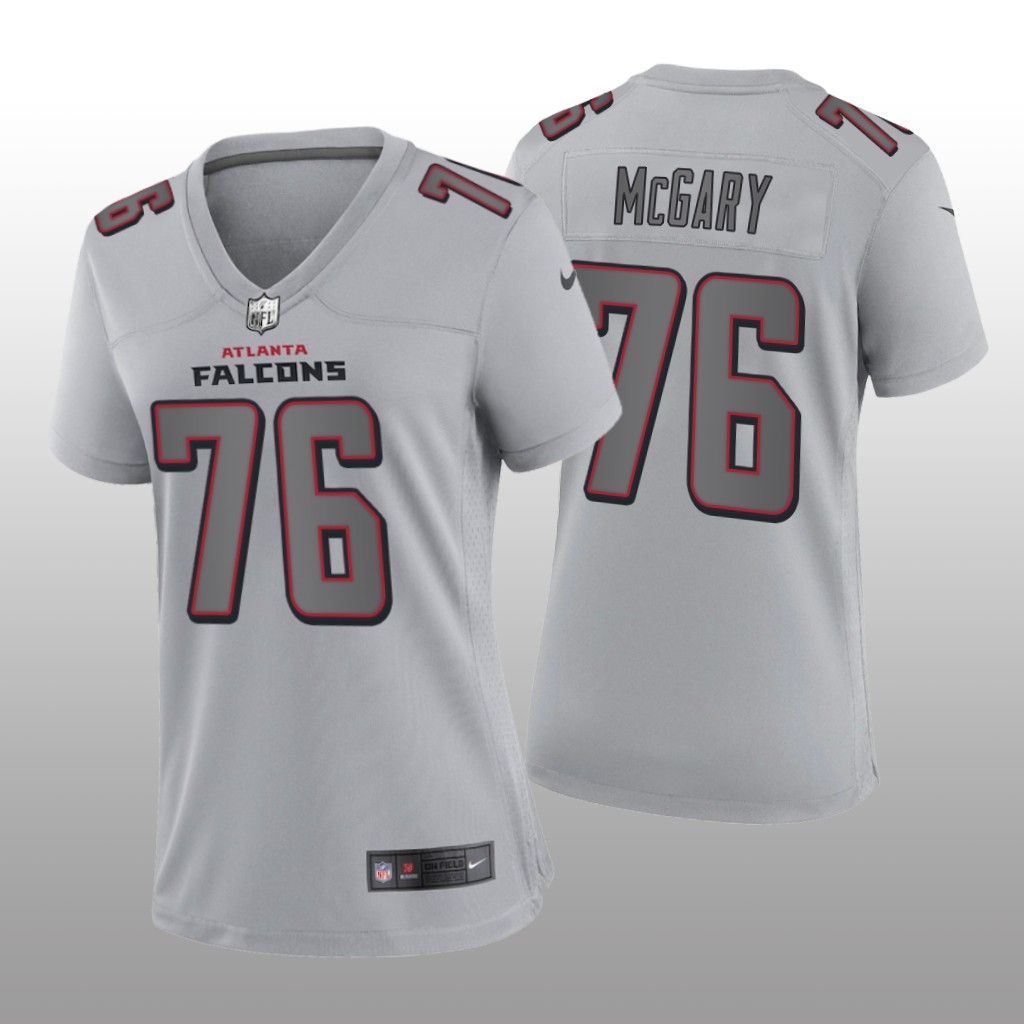 Atlanta Falcons Kaleb McGary Gray Jersey Atmosphere Fashion Game - Women's