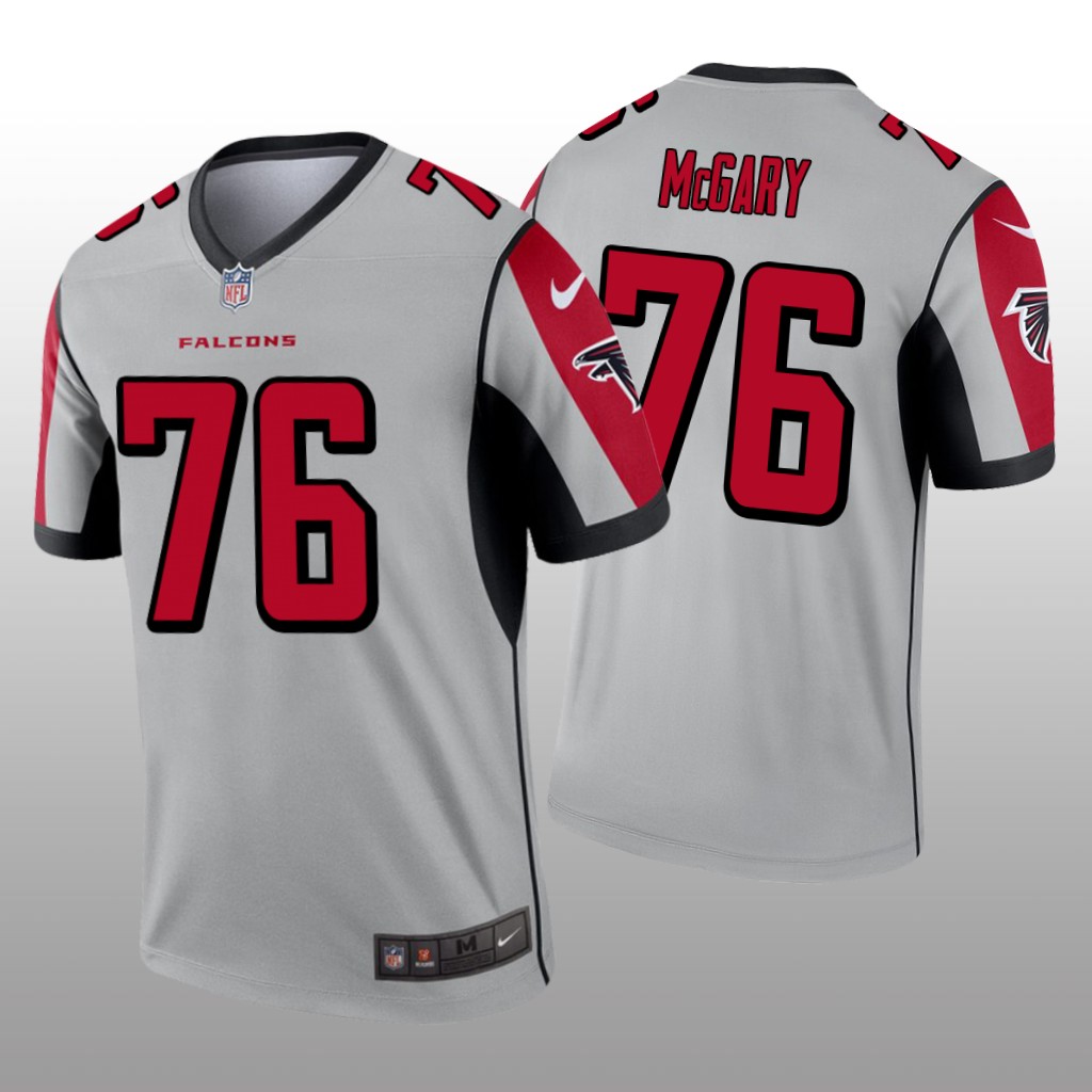 Atlanta Falcons Kaleb McGary Silver Jersey Inverted Legend - Men's
