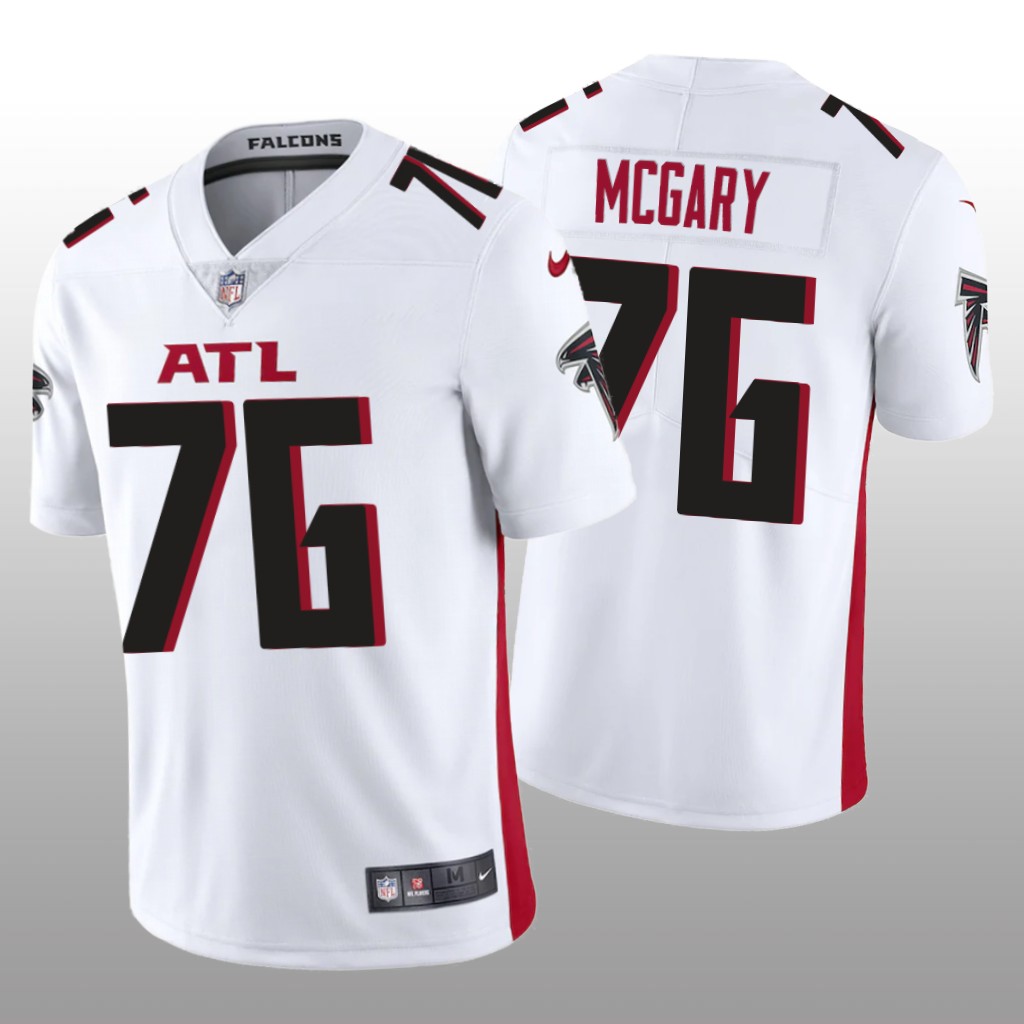 Atlanta Falcons Kaleb McGary White Jersey 2020 Vapor Limited - Men's