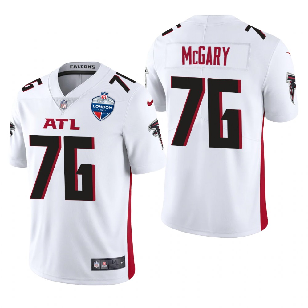 Atlanta Falcons Kaleb McGary White Jersey Vapor Limited - Men's