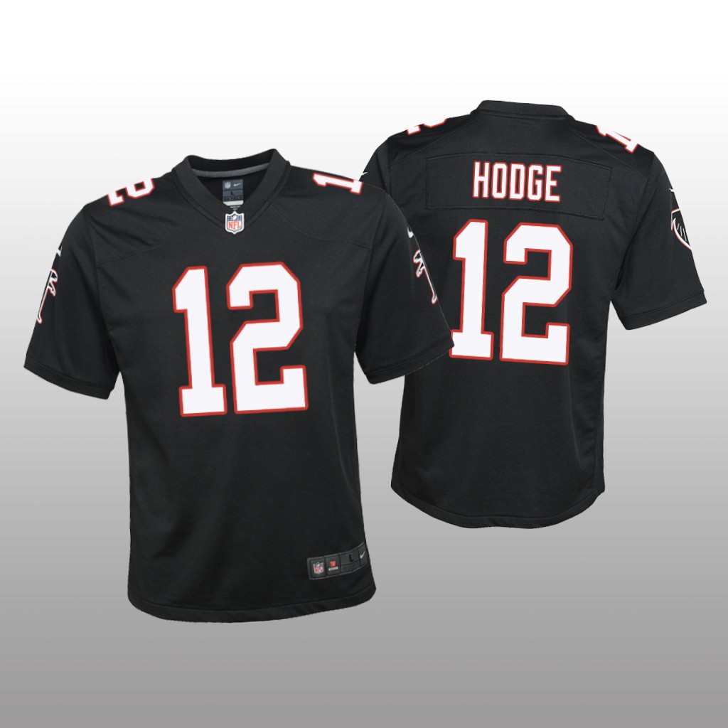 Atlanta Falcons KhaDarel Hodge Black Jersey Throwback Game - Youth