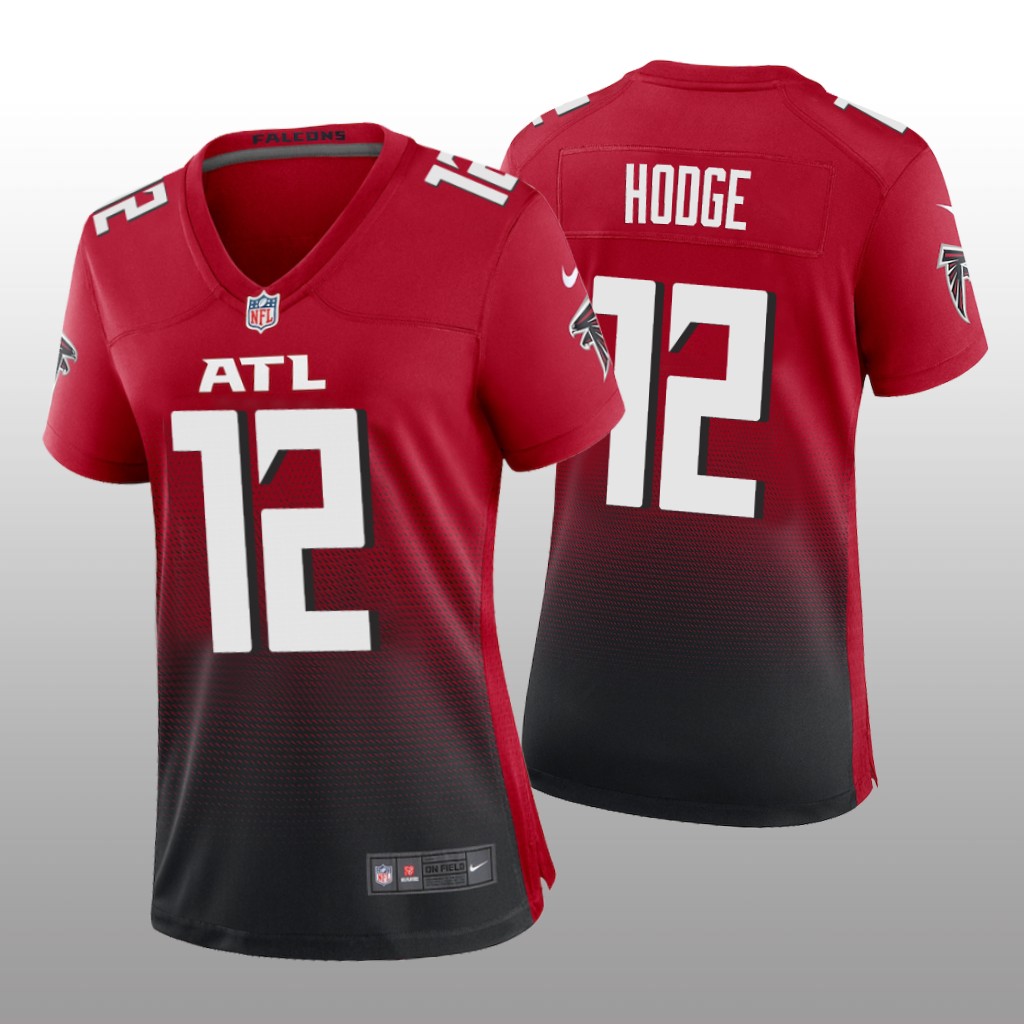 Atlanta Falcons KhaDarel Hodge Red Jersey Alternate Game - Women's