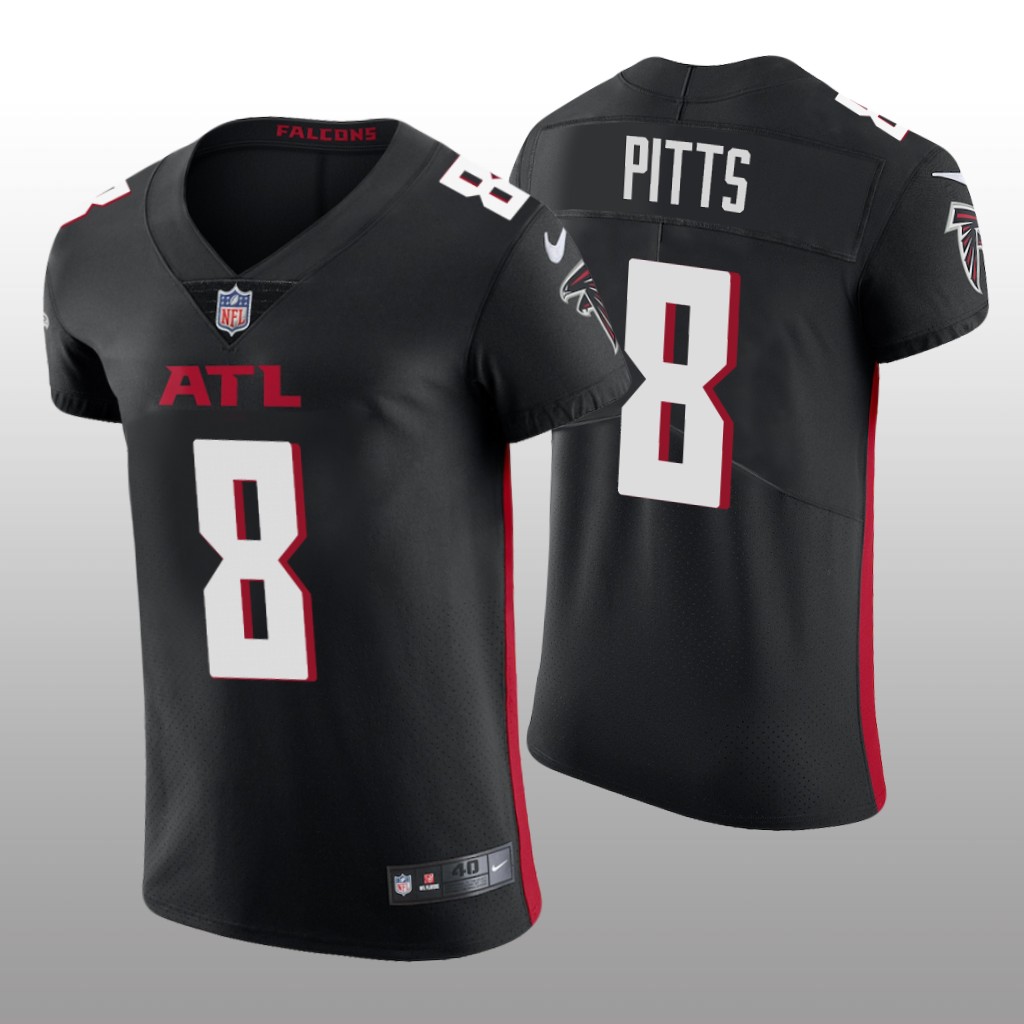 Atlanta Falcons Kyle Pitts Black Jersey Vapor Elite Men's