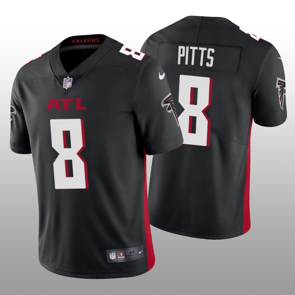 Atlanta Falcons Kyle Pitts Black Jersey Vapor Limited - Men's