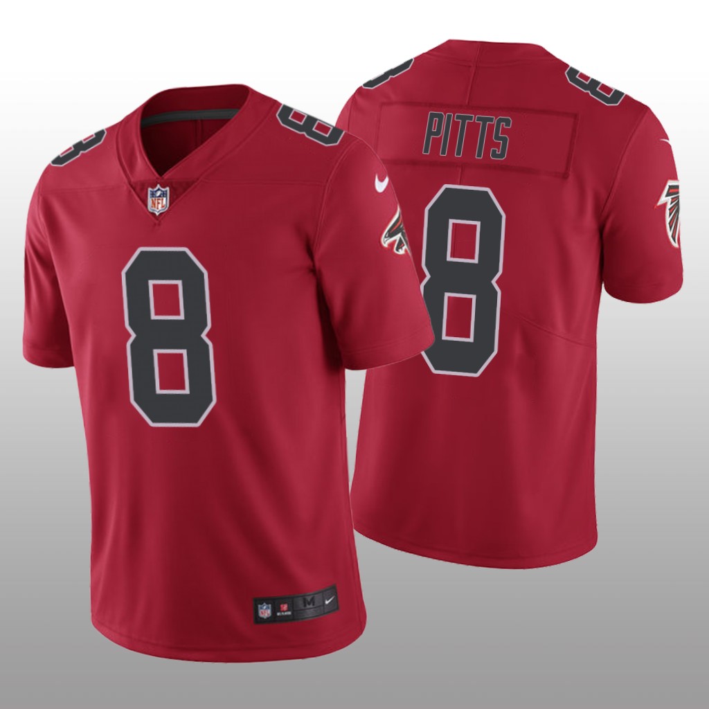 Atlanta Falcons Kyle Pitts Red Jersey Color Rush Limited - Men's