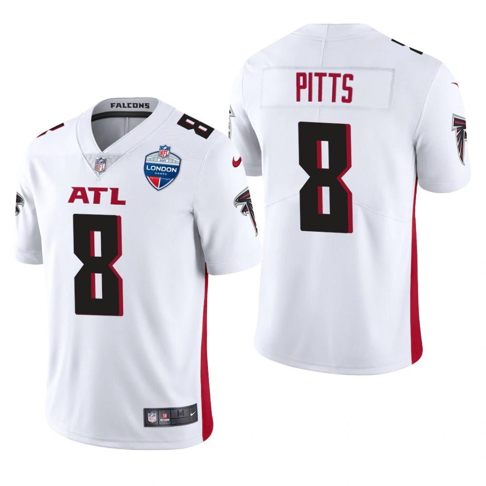 Atlanta Falcons Kyle Pitts White Jersey Vapor Limited - Men's