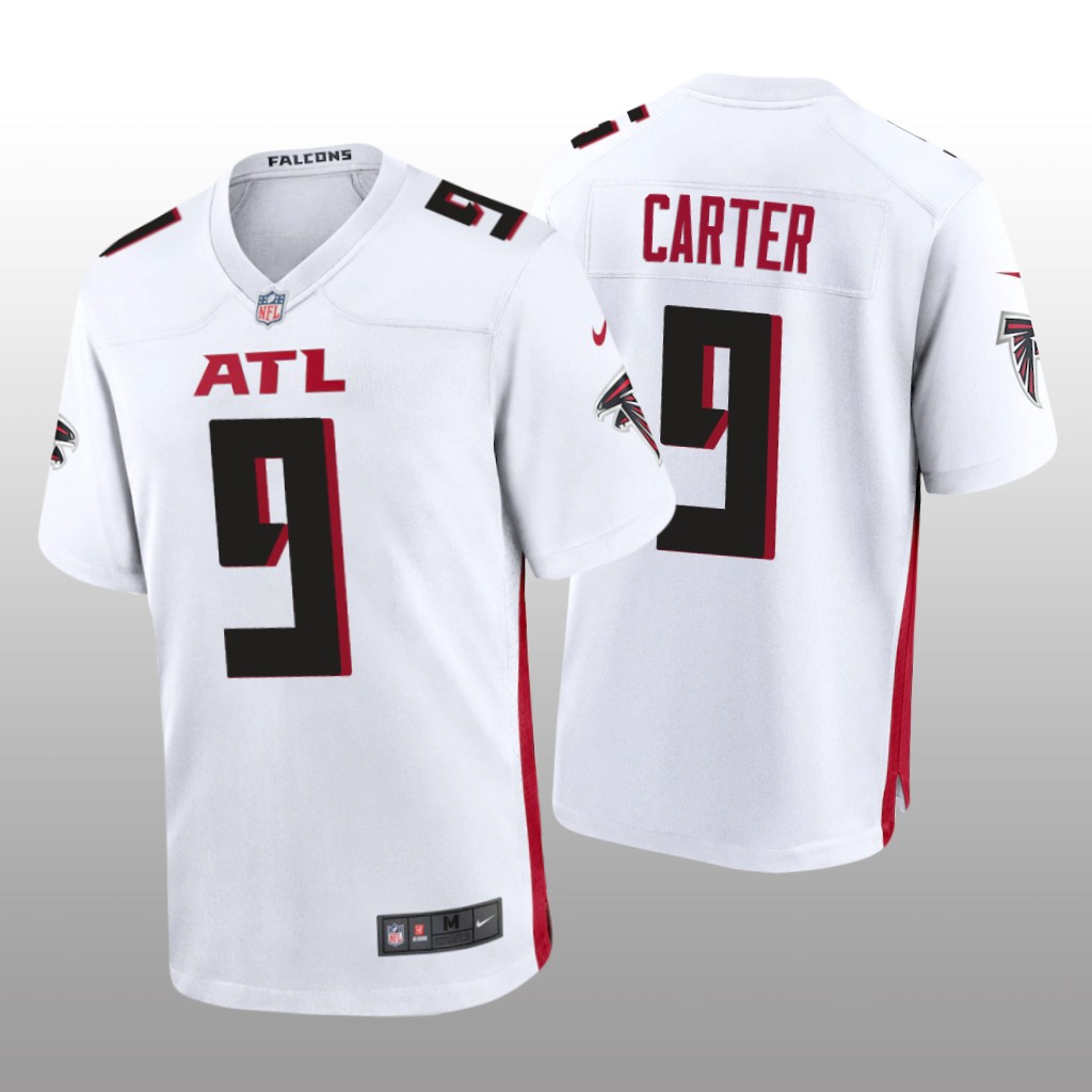 Atlanta Falcons Lorenzo Carter White Jersey Game - Men's