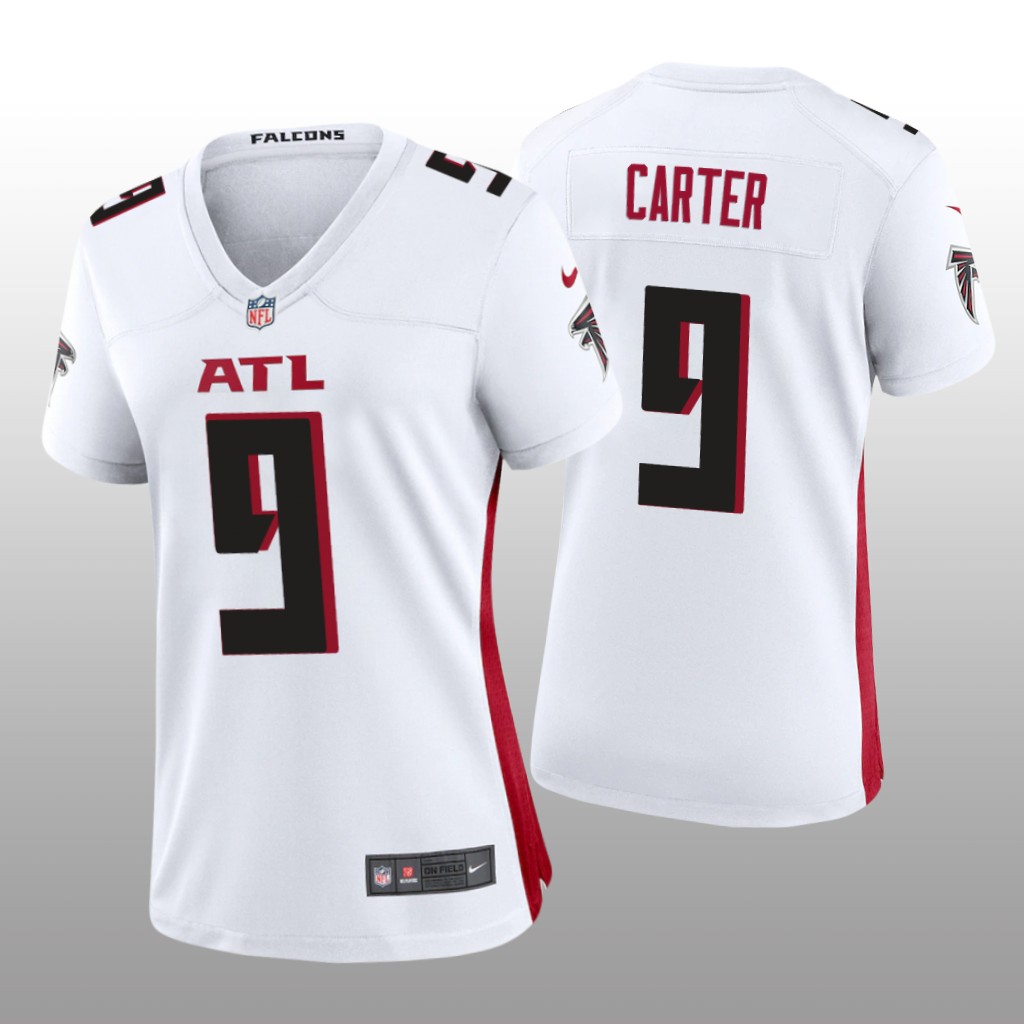Atlanta Falcons Lorenzo Carter White Jersey Game - Women's