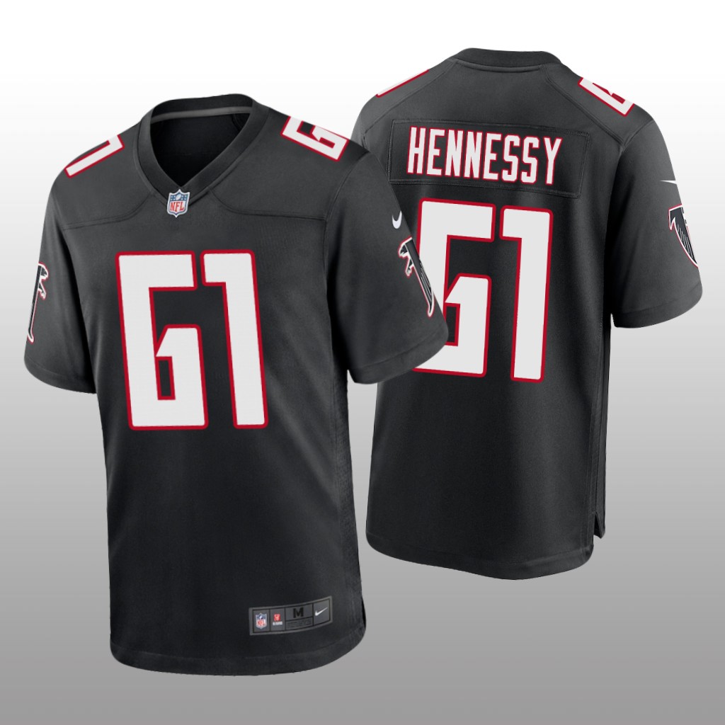 Atlanta Falcons Matt Hennessy Black Jersey Throwback Game - Men's