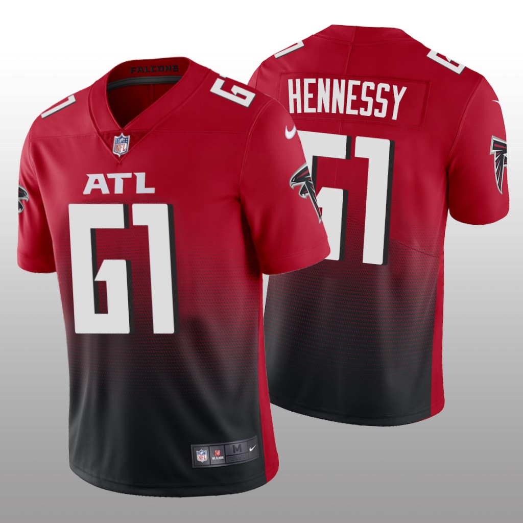 Atlanta Falcons Matt Hennessy Red Jersey Vapor Limited - Men's