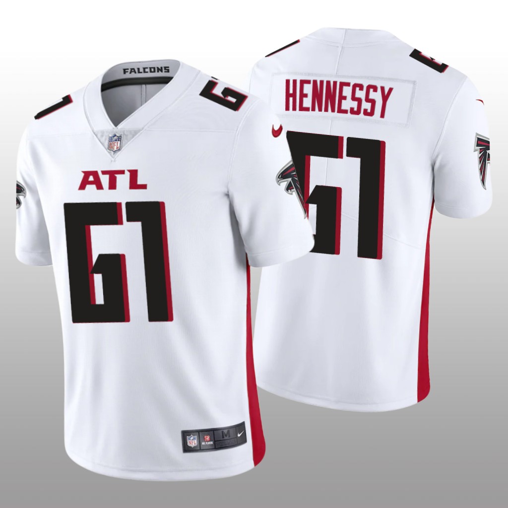 Atlanta Falcons Matt Hennessy White Jersey Vapor Limited - Men's