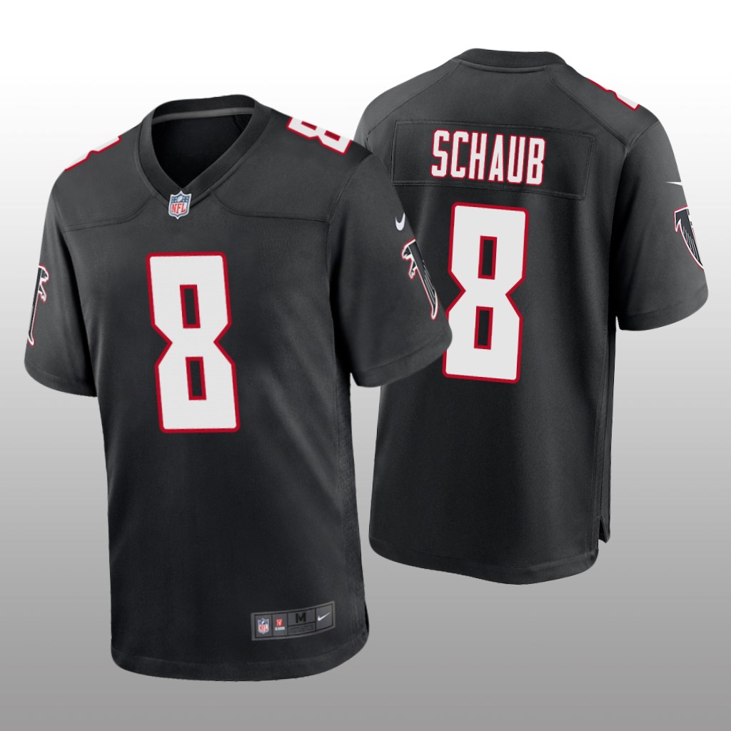 Atlanta Falcons Matt Schaub Black Jersey Throwback Game - Men's
