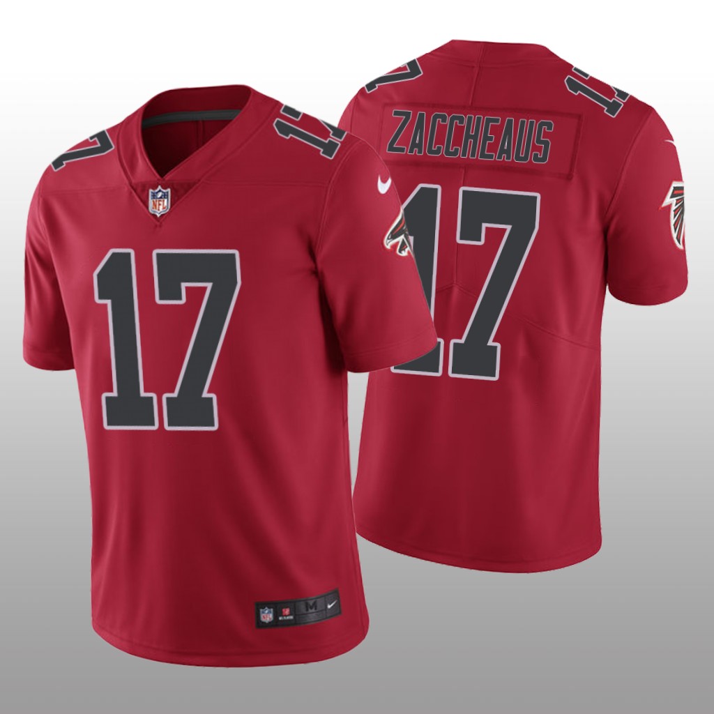 Atlanta Falcons Olamide Zaccheaus Red Jersey Color Rush Limited - Men's