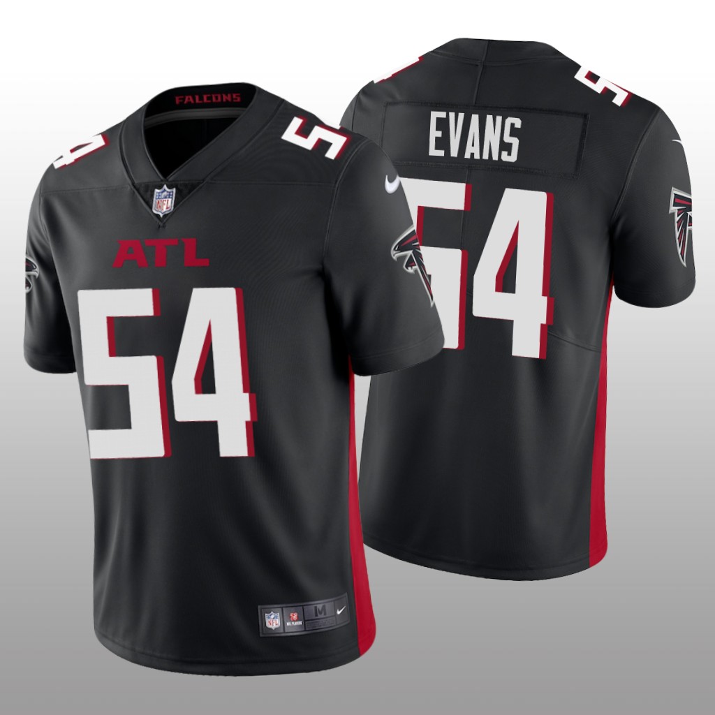 Atlanta Falcons Rashaan Evans Black Jersey Vapor Limited Men's