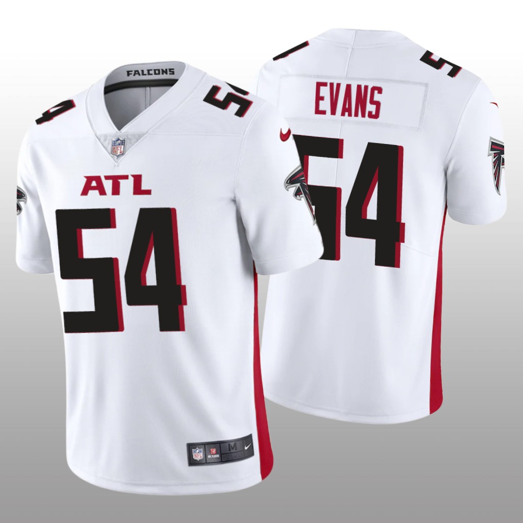 Atlanta Falcons Rashaan Evans White Jersey Vapor Limited Men's