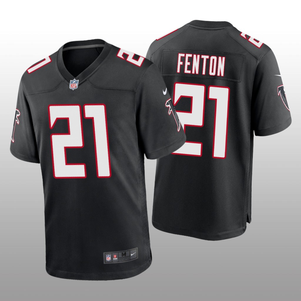 Atlanta Falcons Rashad Fenton Black Jersey Throwback Game - Men's
