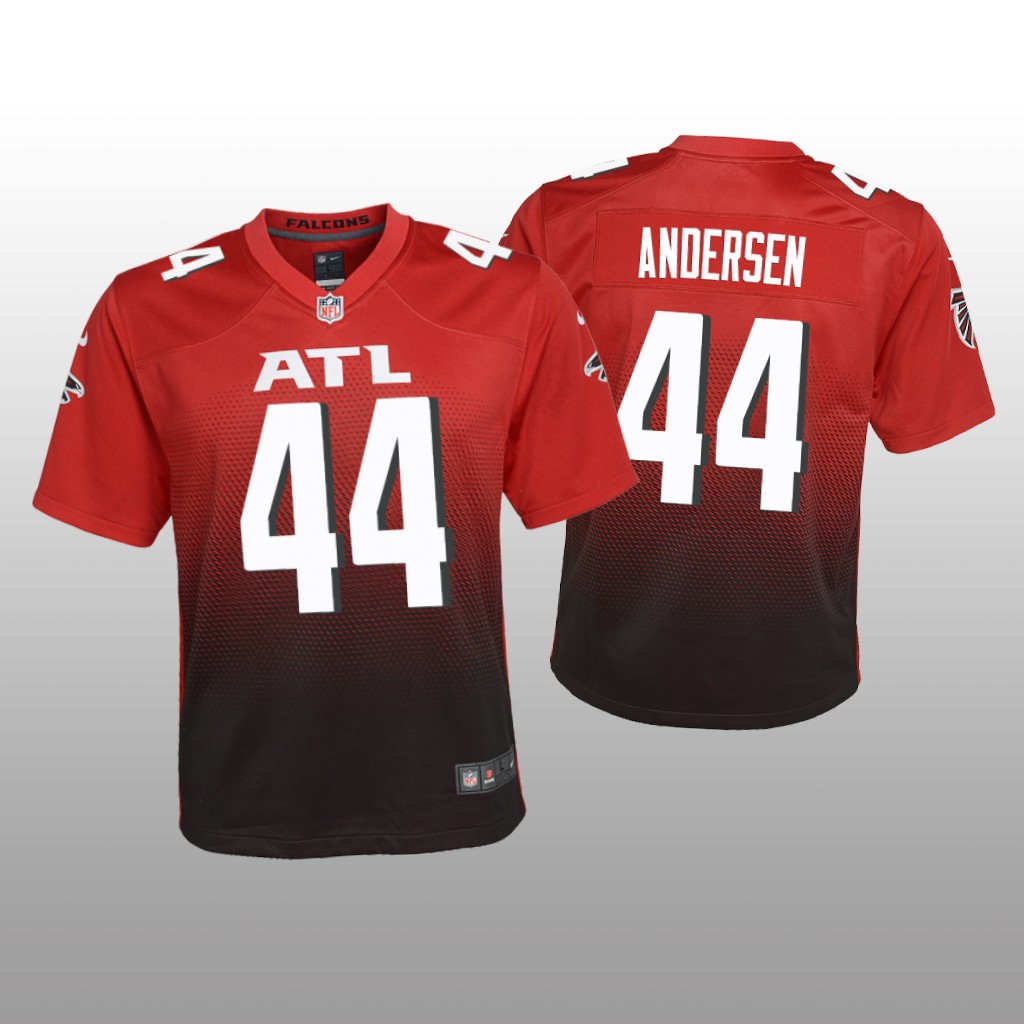 Atlanta Falcons Troy Andersen Red Jersey Alternate Game - Youth