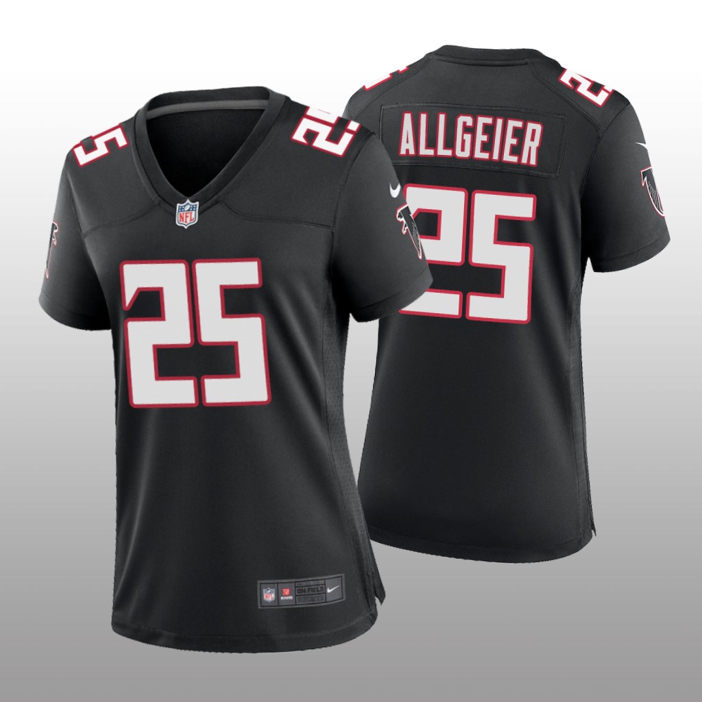 Atlanta Falcons Tyler Allgeier Black Jersey Throwback Game - Women's