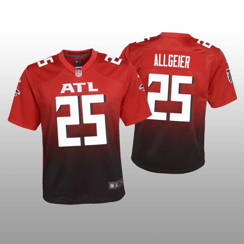 Atlanta Falcons Tyler Allgeier Red Jersey Alternate Game - Youth
